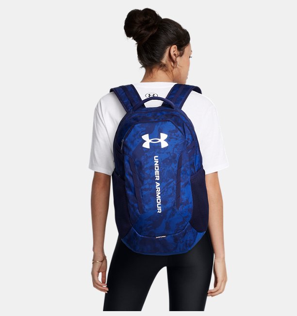 Unisex UA Hustle 6.0 Sırt Çantası Mavi