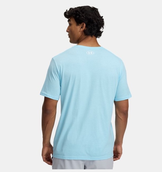 Açık Gri Erkek UA Team Issue Wordmark Kısa Kollu T-shirt