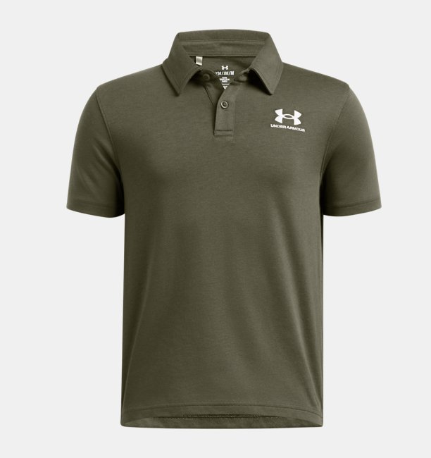 Çocuk UA Icon Polo T-shirt Yeşil