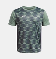 Çocuk UA Challenger Kısa Kollu Baskılı T-shirt