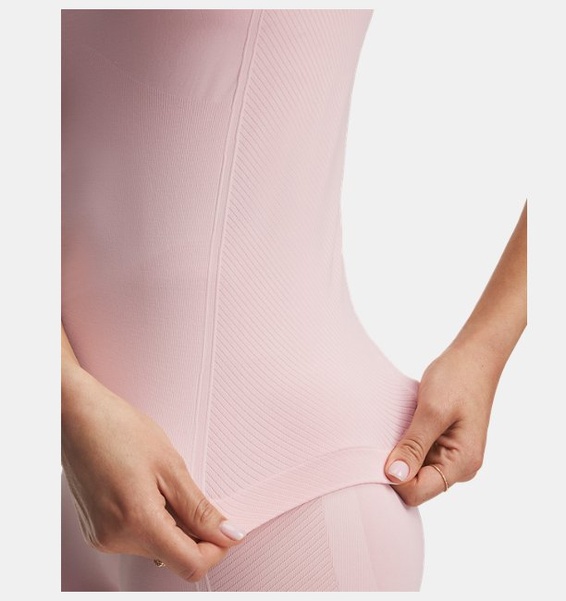 Pembe Kadın UA Vanish Dikişsiz Kısa Kollu T-shirt