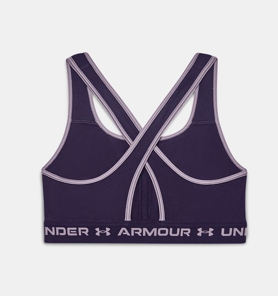 Mor Kadın UA Crossback Mid Spor Sütyeni