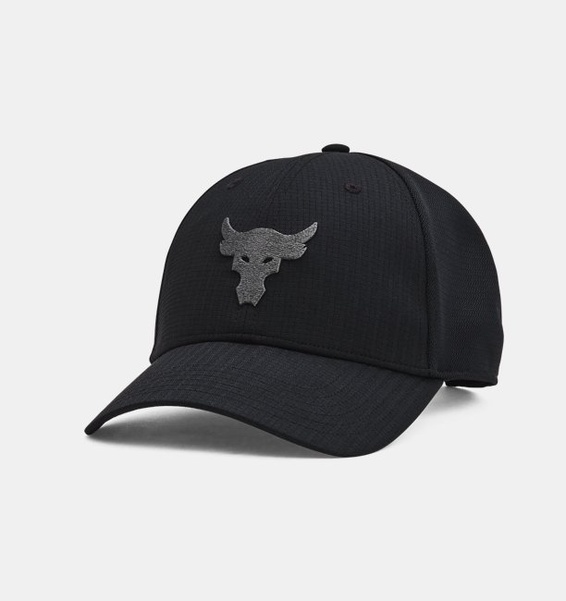 Siyah Erkek UA Project Rock Trucker Şapka