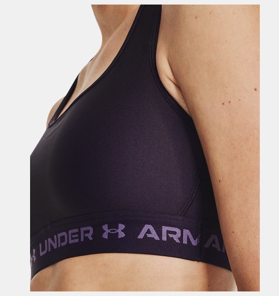 Mor Kadın UA Crossback Mid Spor Sütyeni