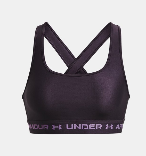 Mor Kadın UA Crossback Mid Spor Sütyeni