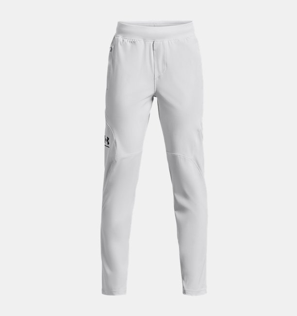 Çocuk UA Unstoppable Tapered Pantolon Gri