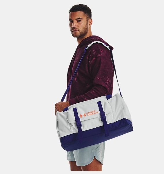 Gri Unisex UA Gametime Small Silindir Çanta