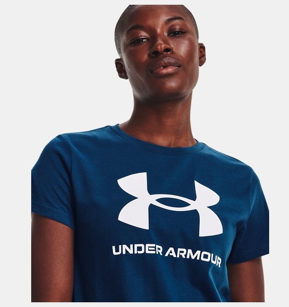 Mavi Kadın UA Sportstyle Graphic Kısa Kollu T-shirt