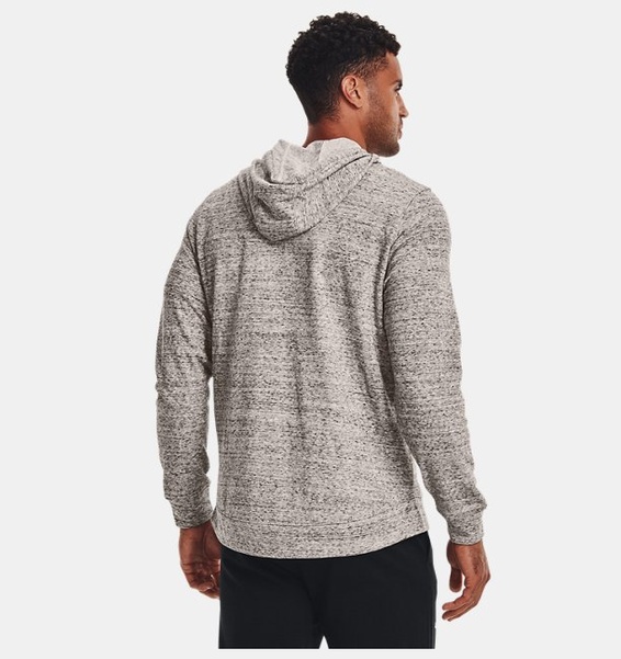 Beyaz Erkek UA Rival Terry LC Tam Fermuarlı Sweatshirt