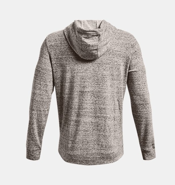 Beyaz Erkek UA Rival Terry LC Tam Fermuarlı Sweatshirt