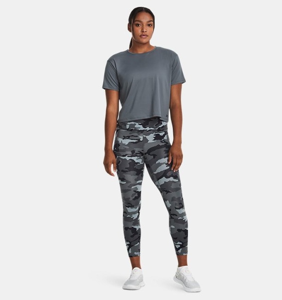 Yeşil Kadın UA Motion Kısa Kollu T-shirt