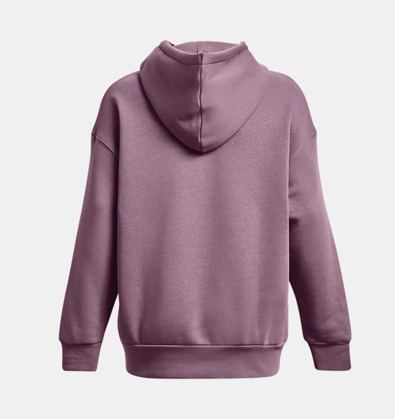 Mor Kadın UA Icon Fleece Oversized Kapüşonlu Üst