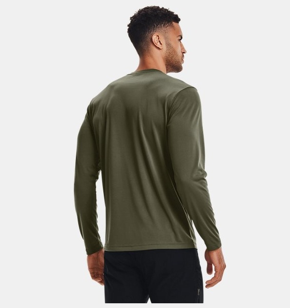 Yeşil Erkek Tactical UA Tech™ Uzun Kollu  T-Shirt