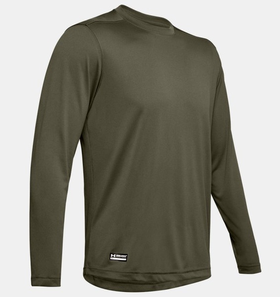 Yeşil Erkek Tactical UA Tech™ Uzun Kollu  T-Shirt