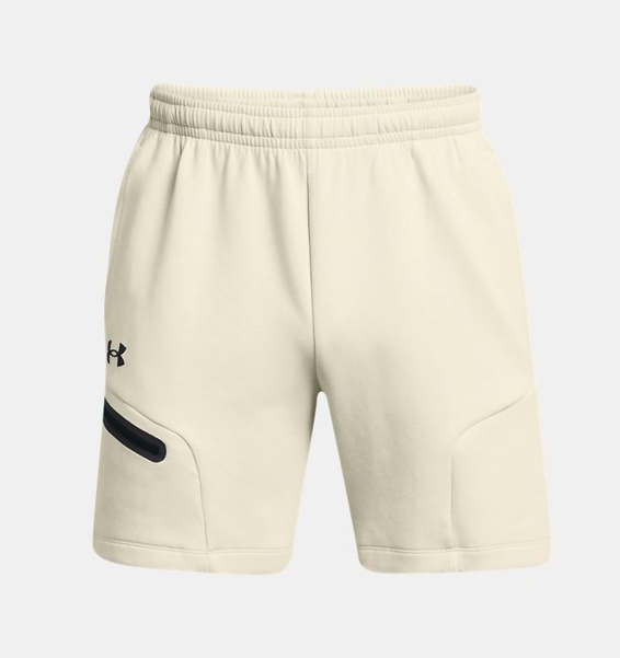 Bej Erkek UA Unstoppable Fleece Şort