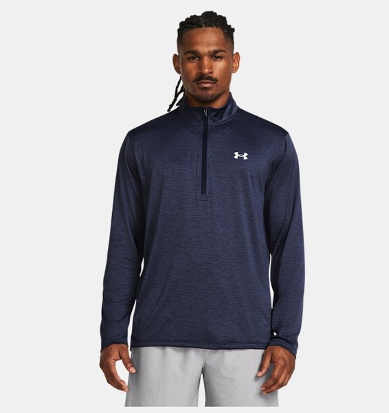 Lacivert Erkek UA Tech™ Vent ½ Fermuarlu Uzun Kollu T-shirt