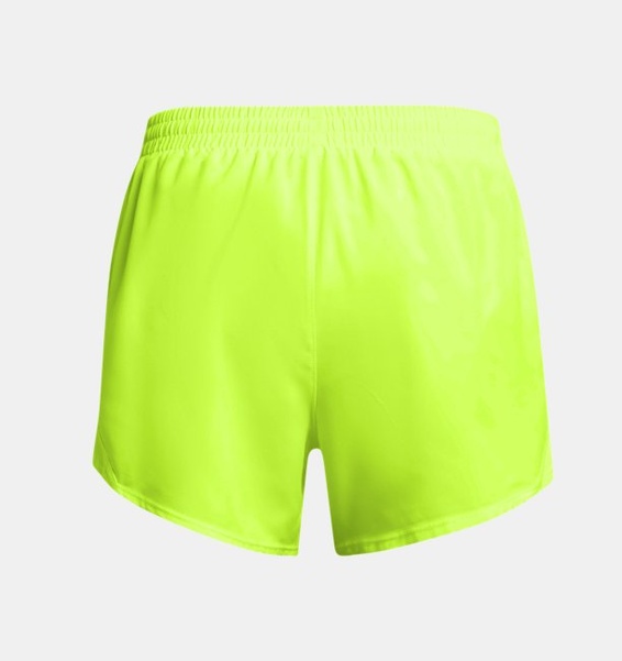 Neon Sarı Kadın UA Fly By 3inch Şort