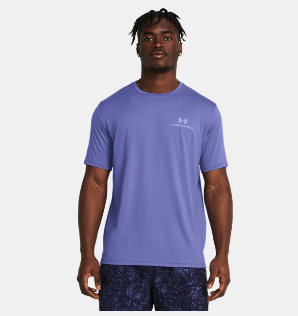 Erkek UA Vanish Energy Kısa Kollu T-shirt Mor