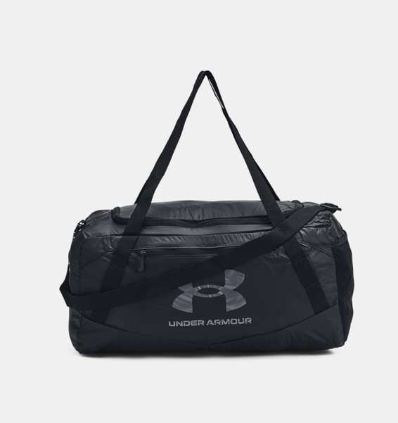 Siyah Unisex UA Hustle 5.0 Packable XS Silindir Çanta