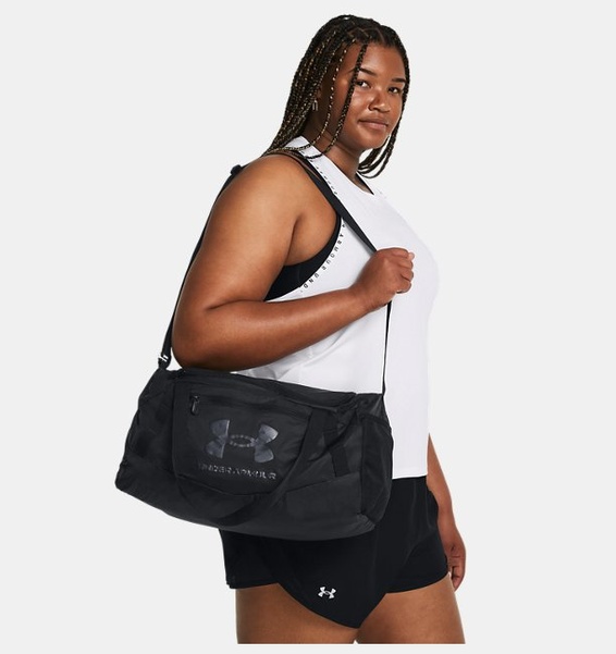 Siyah Unisex UA Hustle 5.0 Packable XS Silindir Çanta