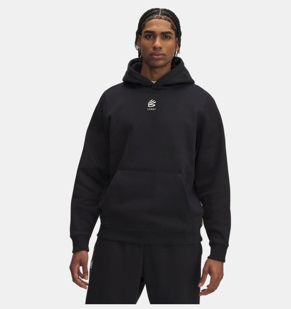 Siyah Erkek UA Curry Splash Kapüşonlu Üst