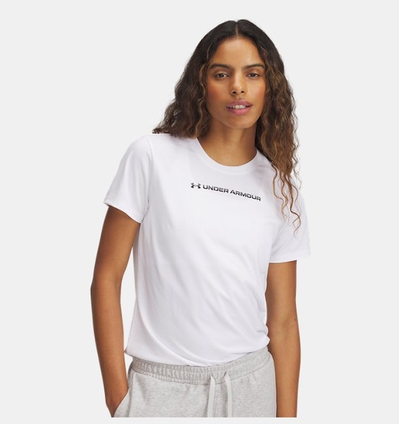 Beyaz Kadın UA Tech Graphic T-shirt