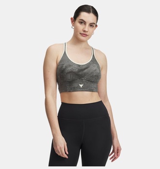 Kadın UA Project Rock Infinity Let's Go LL Printed Spor Sütyeni