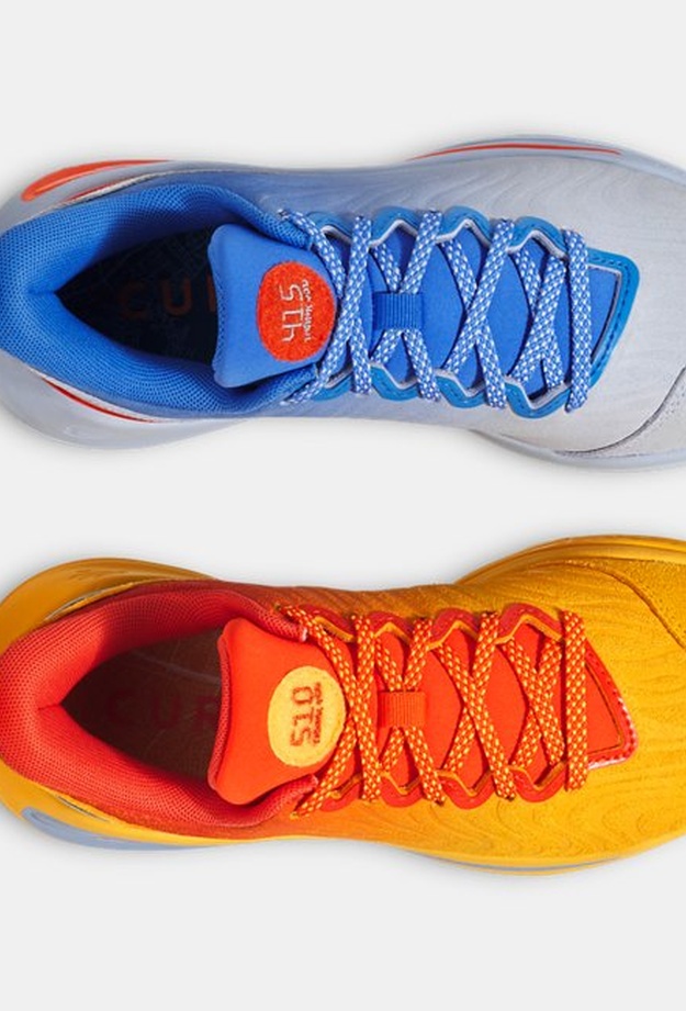 Erkek Çocuk UA Curry 12 WHAT THE BAY Basketbol Ayakkabısı Mavi