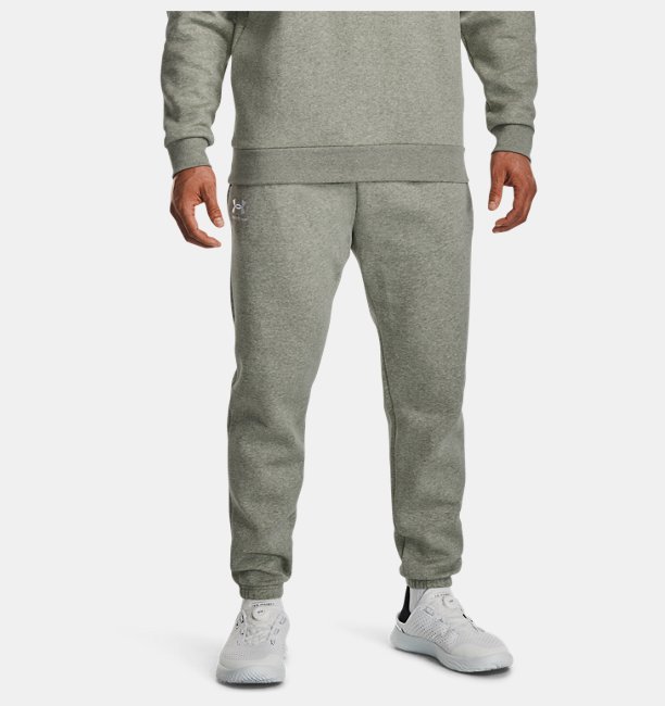 Erkek UA Icon Fleece Eşofman Altı Yeşil