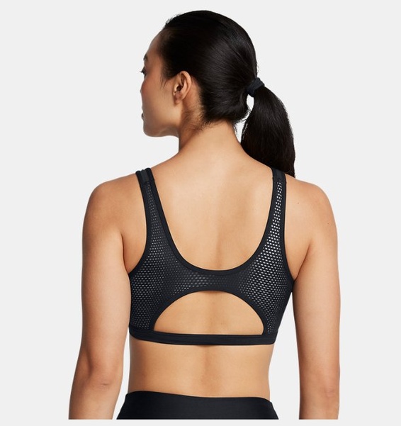 Siyah Kadın UA Infinity Low Mesh Spor Sütyeni