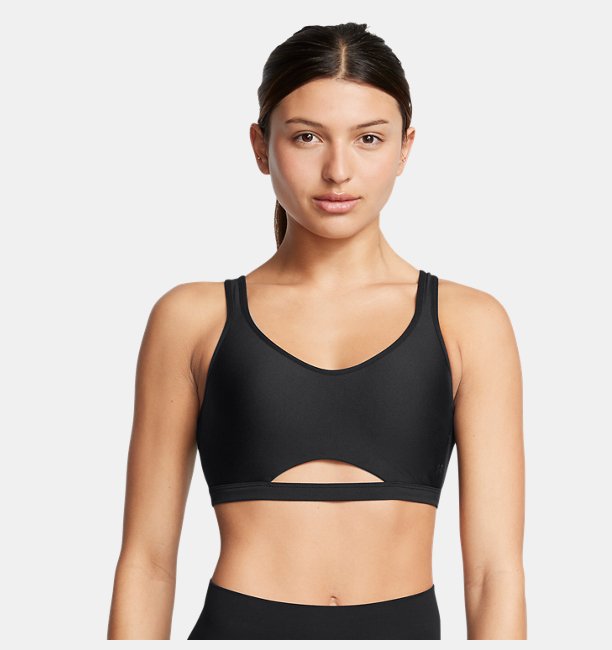 Kadın UA Infinity Low Mesh Spor Sütyeni Siyah
