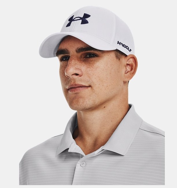 Beyaz Erkek UA Golf96 Şapka