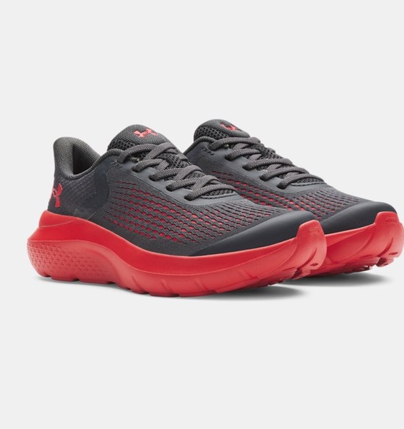 Gri Erkek Çocuk UA  Rogue 5 Alternative Lacing Koşu Ayakkabısı