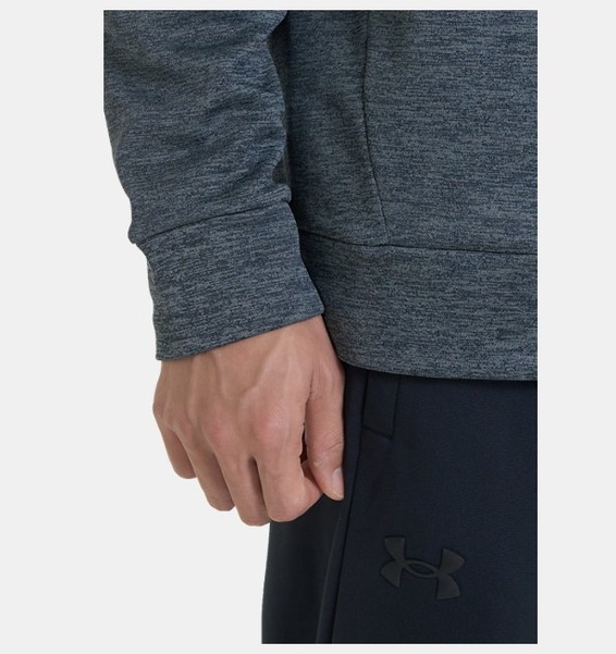 Gri Erkek UA Armour Fleece 1/4 Fermuarlı Sweatshirt