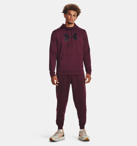 Kırmızı Erkek UA Armour Fleece Eşofman Altı