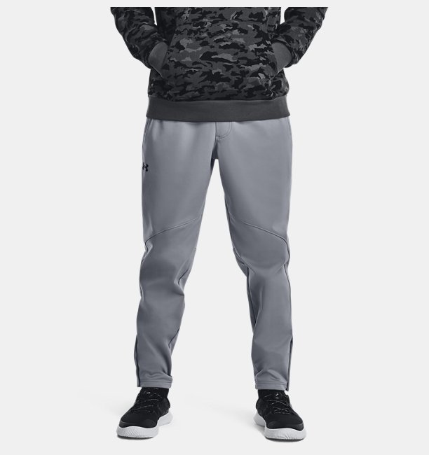 Erkek UA Unstoppable Bonded Tapered Eşofman Altı Gri