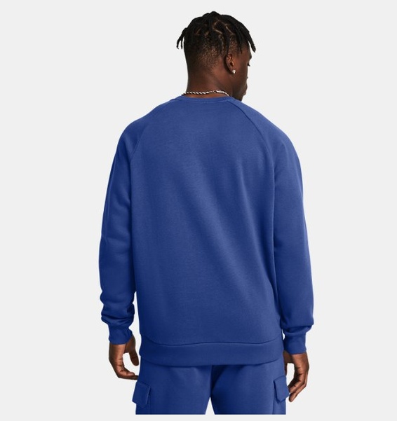Mavi Erkek UA Rival Fleece Bisiklet Yaka Sweatshirt