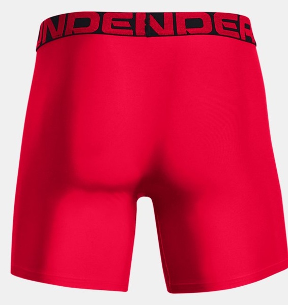 Kırmızı Erkek UA Tech™ 6" Boxerjock® – 2'li Paket