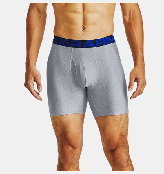 Lacivert Erkek UA Tech™ 6" Boxerjock® – 2'li Paket