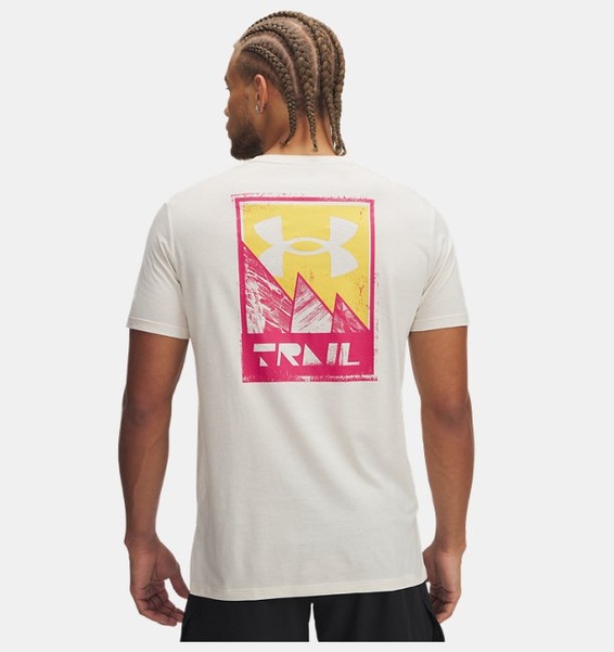 Taş Erkek UA Trail Run Graphic Tee T-shirt