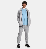 Erkek UA Unstoppable Fleece Tam Boy Fermuarlı Sweatshirt