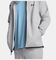 Erkek UA Unstoppable Fleece Tam Boy Fermuarlı Sweatshirt