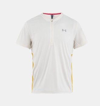 Erkek UA Trail Run Fermuarlı T-shirt