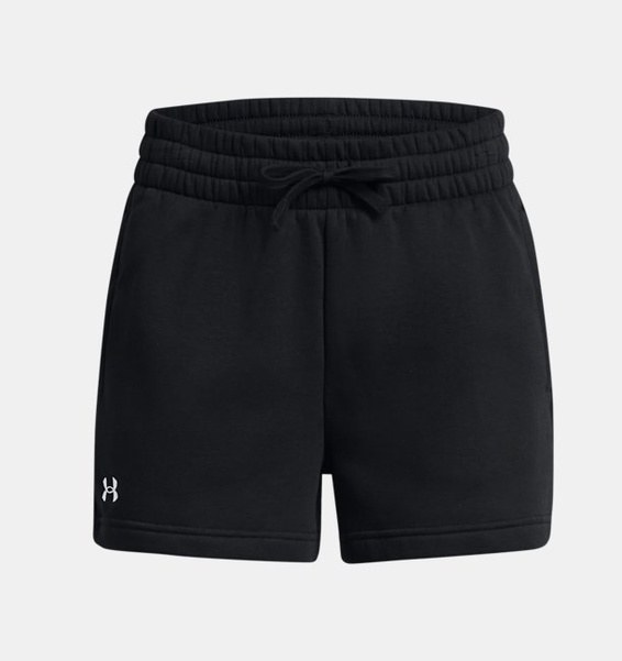 Siyah Kadın UA Rival Fleece Şort