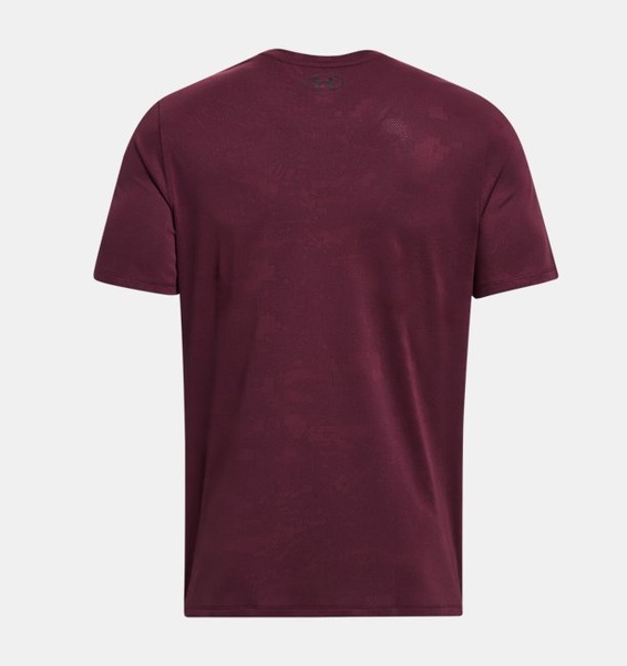 Kırmızı Erkek UA Tech™ Pencereli Jakarlı Kısa Kollu T-shirt