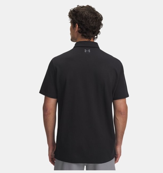 Siyah Erkek UA Playoff Pike Polo Tişört
