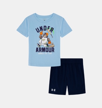 Erkek Çocuk UA Bear Kısa Kollu Takım