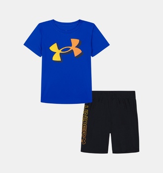 Erkek Çocuk UA Gradient Logo Kısa Kollu Takım