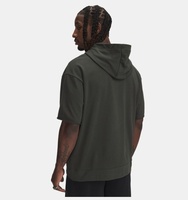 Erkek UA Project Rock Kısa Kollu Terry Kapüşonlu Sweatshirt