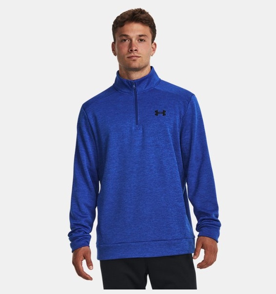 Mavi Erkek Armour Fleece® Twist ¼ Fermuarlı